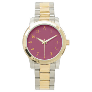 Bourgogne en goud horloge