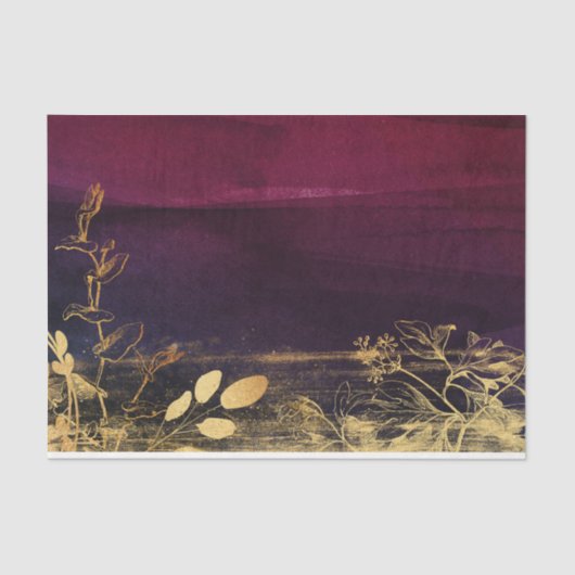 Bourgogne en goud tissuepapier (Voorkant)