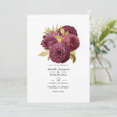 Bourgogne en goudbloeding Kaart (Staand voorkant)