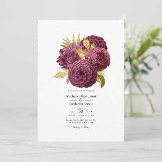 Bourgogne en goudbloeding Kaart (Staand voorkant)