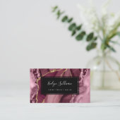 Bourgogne en goudgaren visitekaartje (Staand voorkant)