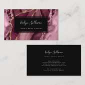 Bourgogne en goudgaren visitekaartje (Voorkant / Achterkant)