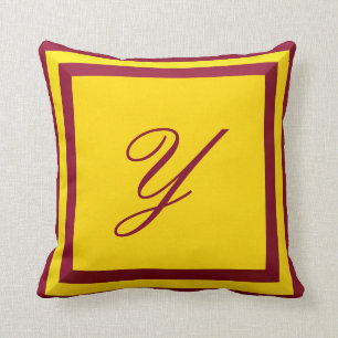  Bourgogne en goudmonogram Pillow Kussen