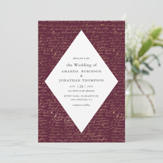 Bourgogne en goudparadepaardjes kaart (Staand voorkant)