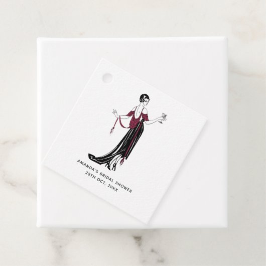 Bourgogne en goudwijn  bedankjes labels (In situ)