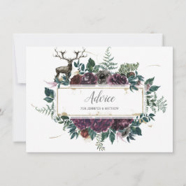 Bourgogne en grijze Floral met stag-advies