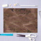 Bourgogne en koper gestreept patroon tissuepapier (Craft)