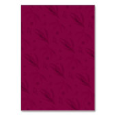 Bourgogne en perzikse Waterverf Floral Wedding Kaart (Achterkant)