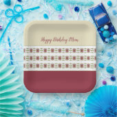 Bourgogne en room papieren bordje (Feest)