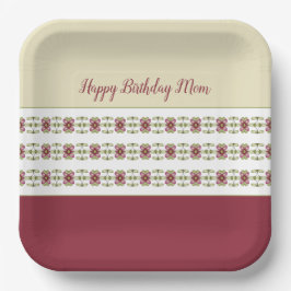 Bourgogne en room papieren bordje