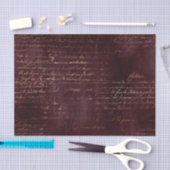 Bourgogne en Roos Gold kalligrafie Tissuepapier (Craft)