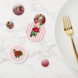  Bourgogne en roze Confetti van het Roos van Flora