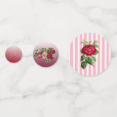 Bourgogne en roze Confetti van het Roos van Flora (Voorkanten)