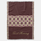 Bourgogne en roze deken (Voorkant Verticaal)