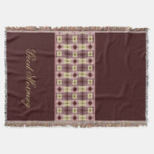 Bourgogne en roze deken (Voorkant)