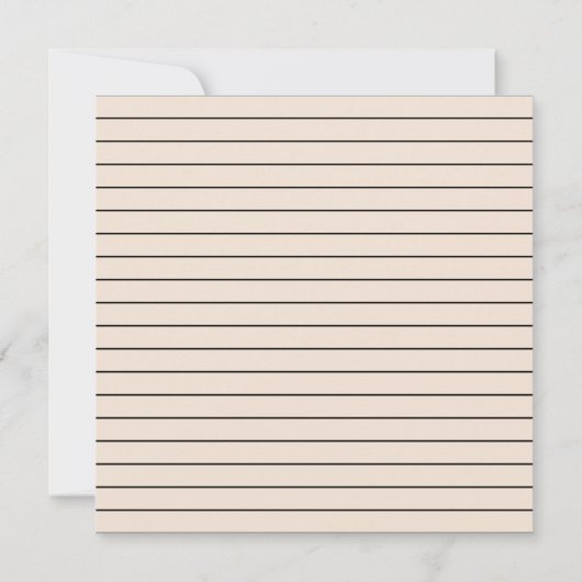 Bourgogne en roze Floral Garland Recipe Kaart Vint (Achterkant)