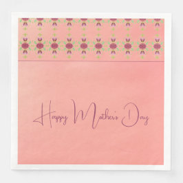 Bourgogne en roze servet