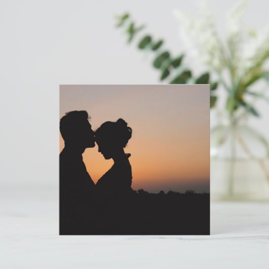 Bourgogne en roze Waterverf Bewaar de datum Feestdagenkaart (Staand voorkant)