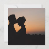 Bourgogne en roze Waterverf Bewaar de datum Feestdagenkaart (Voorkant)