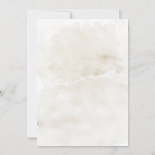 Bourgogne en Tan Rustic Wildflower Weddenschap Kaart (Achterkant)