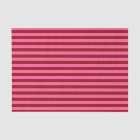 Bourgogne en warmroze strepen tissuepapier (Voorkant)