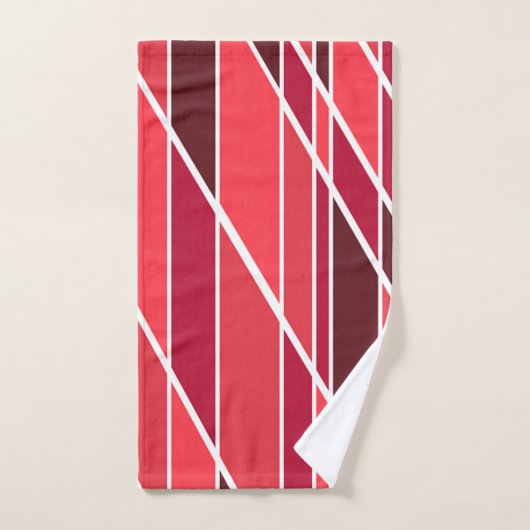 Bourgogne en White Bad Handdoek (Handdoek)