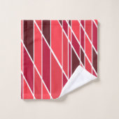 Bourgogne en White Bad Handdoek (Wasdoekje)