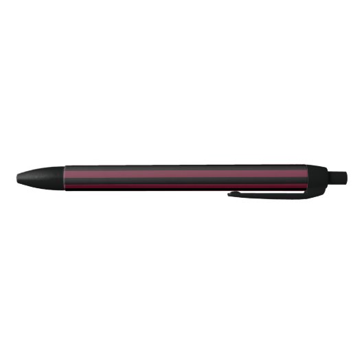 Bourgogne en zwarte strepen inkt pen (Bodem)