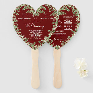 Bourgogne Eucalyptus Herfst Autumn hart Shapt Handwaaier