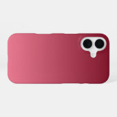 Bourgogne Fade iPhone 16 Hoesje (Achterkant horizontaal)