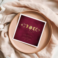 Bourgogne & Faux Gouden Tarot Hemelbruiloft