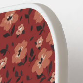 Bourgogne Floral Custom Name Pickleball Paddle (Links Detail)