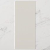 Bourgogne Floral Dusty Blue Wedding Menu (Achterkant)