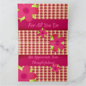 Bourgogne Floral met Pset Kaart (Binnen)