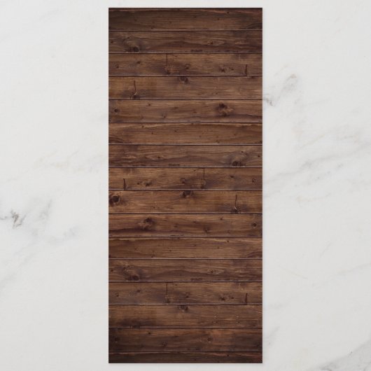 Bourgogne Floral String Lights Trouwdiner Menu (Achterkant)