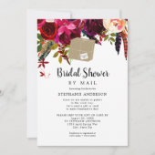 Bourgogne Floral verzenddoos Vrijgezellenfeest per Kaart (Voorkant)