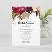 Bourgogne Floral verzenddoos Vrijgezellenfeest per Kaart (Staand voorkant)