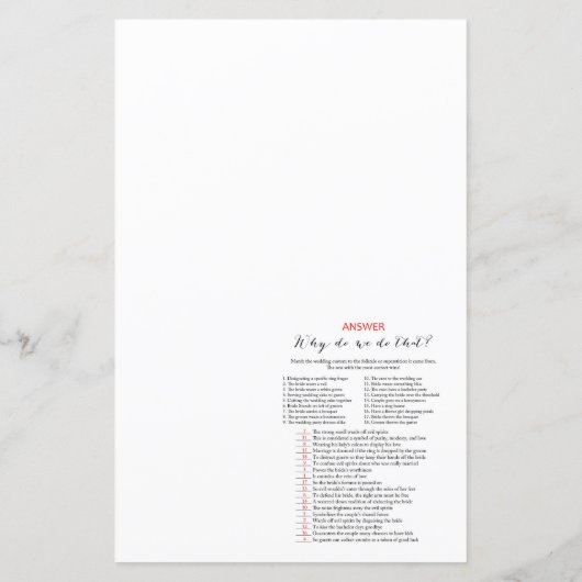 Bourgogne Floral Vrijgezellenfeest Game, bruiloft (Achterkant)