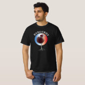 Bourgogne French Wine T-Shirt (Voorkant volledig)