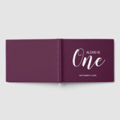 Bourgogne gepersonaliseerd eerste verjaardag gaste gastenboek (Volledig)