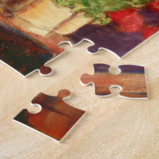 Bourgogne Geraniums puzzel Legpuzzel (Zijkant)