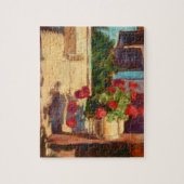 Bourgogne Geraniums puzzel Legpuzzel (Verticaal)