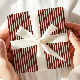 Bourgogne gestreept cadeaupapier