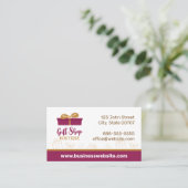 Bourgogne Gift Shop Boutique Cadeau Visitekaartje (Staand voorkant)