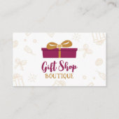 Bourgogne Gift Shop Boutique Cadeau Visitekaartje (Achterkant)