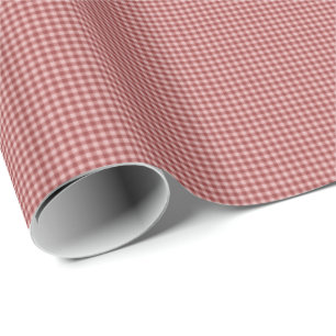 Bourgogne Gingham-GIFT WRAPPING PAPER Cadeaupapier