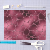 Bourgogne Glam Folie Giraffe Tissuepapier (Craft)