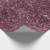 Bourgogne Glitter Cadeaupapier (Hoek)