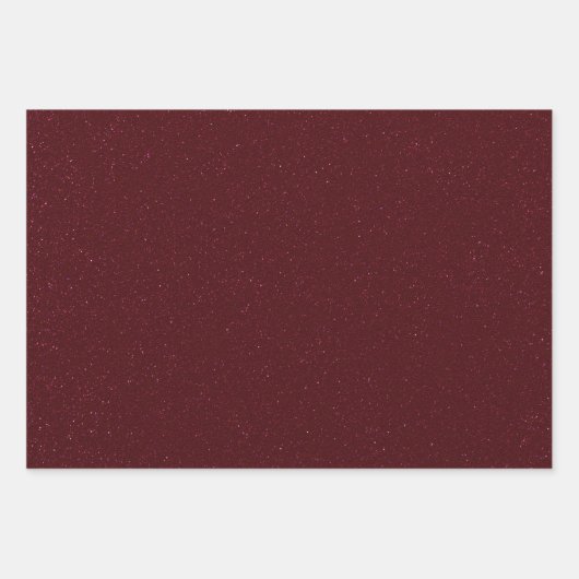 Bourgogne Glitter Inpakpapier Vel (Voorkant 2)