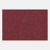 Bourgogne Glitter Inpakpapier Vel (Voorkant)